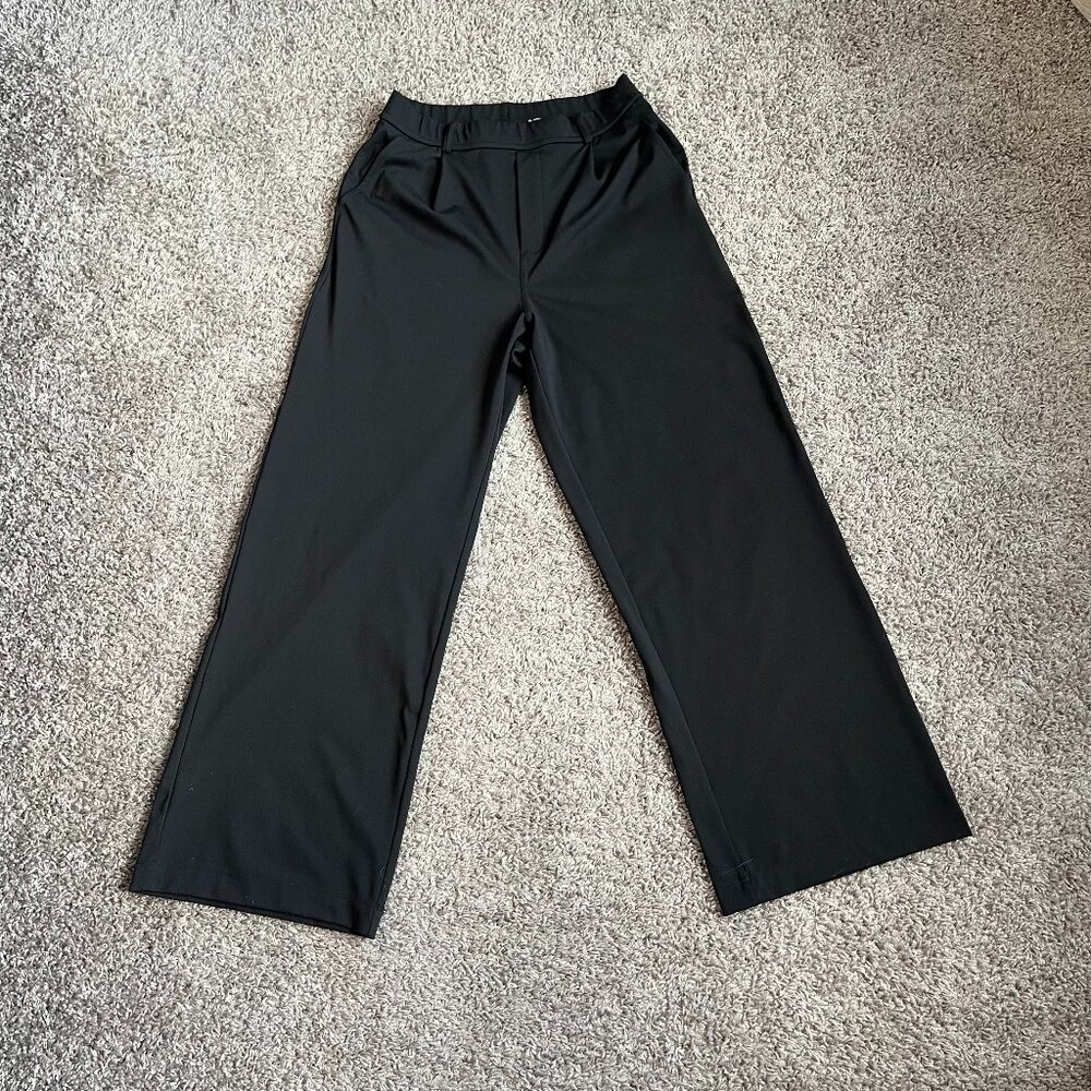 Halara High Waisted Side Pocket Wide Leg Work Pants - MEDIUM
